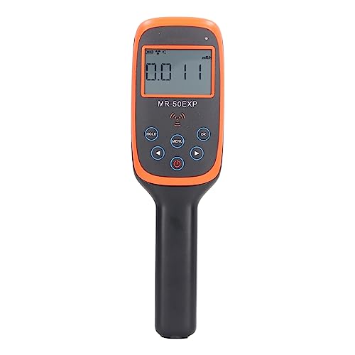 Fockety Geigerzähler-NuklearstrahlungsdeteKtor, Tragbares Handge-Dosimeter -Beta-Gamma-Röntgenstraungsmonitor-Dosimeter, WasseraLfladbarer Radioaktiver Tester MIT-Licht-Alarm von Fockety