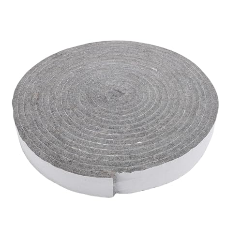 Fockety Grilldichtung für Raucher, 14,8 Fuß Hohe Temperaturgrilldichtung BBQ Raucherdichtung Cutable Good Adhäsion Selbststock für X XL BBQ Raucher (Gray) von Fockety