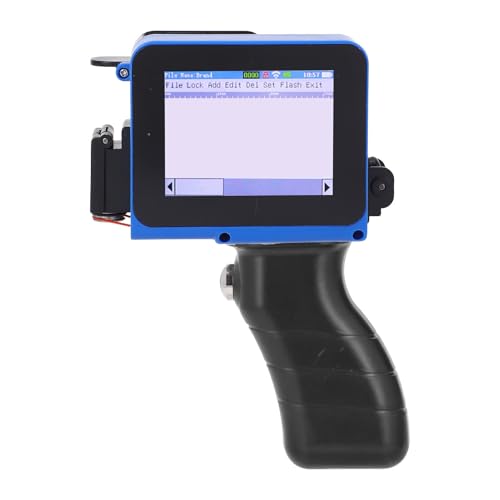 Fockety Handheld -Tintenstrahldrucker, 12,7 Mm Höhe Touchscreme Mini -Tintenstrahldrucker Abtrennbarer Griff High Adhäsion Datum Barcode -Drucker für Barcode -Datum Textnummer Blau Fockety Handheld -Tintenstrahldrucker, 12,7 Mm Höhe Touchscreme Mini -Tintenstrahldrucker Abtrennbarer Griff High Adhäsion Datum Barcode -Drucker für Barcode -Datum Textnummer Blau von Fockety
