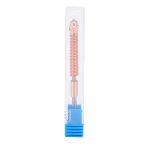 Fockety Integrierter Düsenersatz für K2 Plus -Kombination, Alle Metall -Schnell -Swap -3D -Druckerdüse 3D -Drucker All Metal -Druckdüse Druckdüse mit Wärmepause für HI -Kombination 3D (0,4 mm) von Fockety