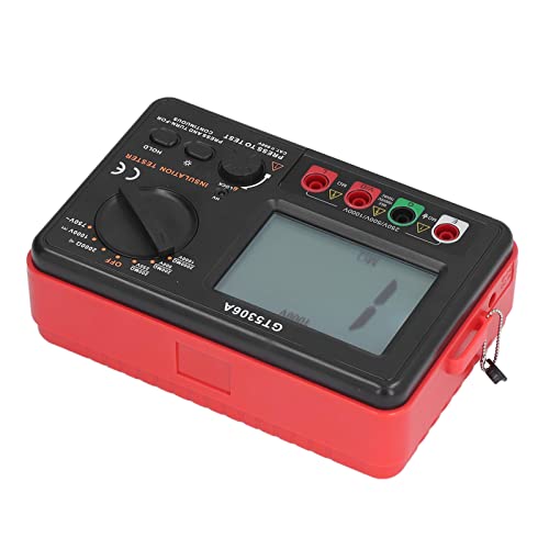 Fockety IsolationswiderstandsMessgerät, 250 V 500V 1000V Digitales Megohm Messgerät, 0 Ω Bis 2kΩ Auto -Bereich MegoHmmeter ErdungswiderstandsMessgerät MIT Hintergrundbeleuchtung LCD -Display Fockety IsolationswiderstandsMessgerät, 250 V 500V 1000V Digitales Megohm Messgerät, 0 Ω Bis 2kΩ Auto -Bereich MegoHmmeter ErdungswiderstandsMessgerät MIT Hintergrundbeleuchtung LCD -Display von Fockety