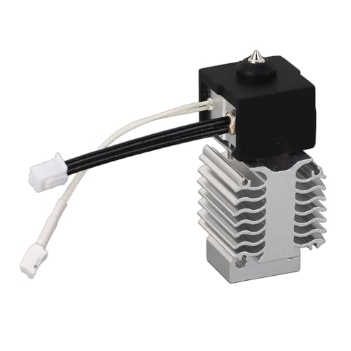 Fockety Keramik -Heizungsblock -Kit, 0,4 Mm Kupfergepackter DüSE 3D -Drucker 300 ℃ Hohe Temperatur All Metal -Wärme -Wärme -Halsröhrchen Heißend Wärme Block für Ender 3 V3 SE von Fockety