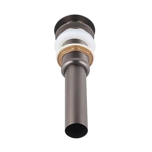 Fockety Korrosionsbeständige Messing-Badezimmer-Waschbecken Pop-up-Abflussbaugruppe Robum Metallstruktur Nicht-Überfluss-Design für Badezimmer oder Küche Geeignet (#6) von Fockety
