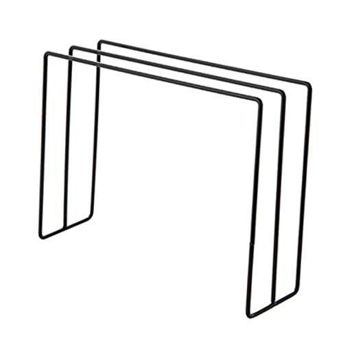 Fockety Küchenarbeitsplatten-Geschirrtuchhalter, Dreireihig, Freistehender Geschirrständer für den Heimgebrauch (Schwarz) von Fockety