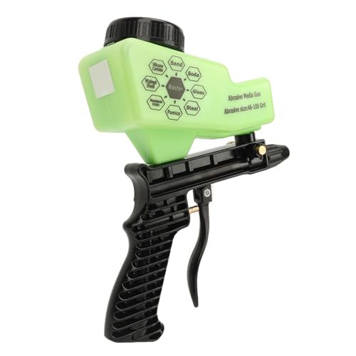 Fockety Luft Sandstrahlpistole, 90 Psi Sandstrahlpistolen Set, Luft Sandstrahlpistole Mit Körnung 46–100 Zumzzen von Metall, Holz und Glas, Zumlben von Farbe, Rost, Flecken und Flassen und Fockety Luft Sandstrahlpistole, 90 Psi Sandstrahlpistolen Set, Luft Sandstrahlpistole Mit Körnung 46–100 Zumzzen von Metall, Holz und Glas, Zumlben von Farbe, Rost, Flecken und Flassen und von Fockety