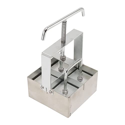 Fockety Manueller Bodenbllocker, 2-Zoll-Bodenblocker Mit Komfortablem Griff, Saatblock-Hersteller Vier Gruben Bhodenblockierwerkzeug für SETZLINGE Gartengeräte, Einfach Zu Verwenden Fockety Manueller Bodenbllocker, 2-Zoll-Bodenblocker Mit Komfortablem Griff, Saatblock-Hersteller Vier Gruben Bhodenblockierwerkzeug für SETZLINGE Gartengeräte, Einfach Zu Verwenden von Fockety