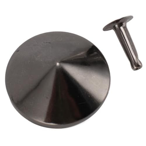 Fockety Metall-Ledernieten, 100 Sätze 25 Mm Pilznieten Eisenniete Nagelnidenknopf-Ausset aus Lederkegel-Spitz-Kegel-Kegel-Kegel-Kegel-Set-Set-Set-Set (GRAY) von Fockety