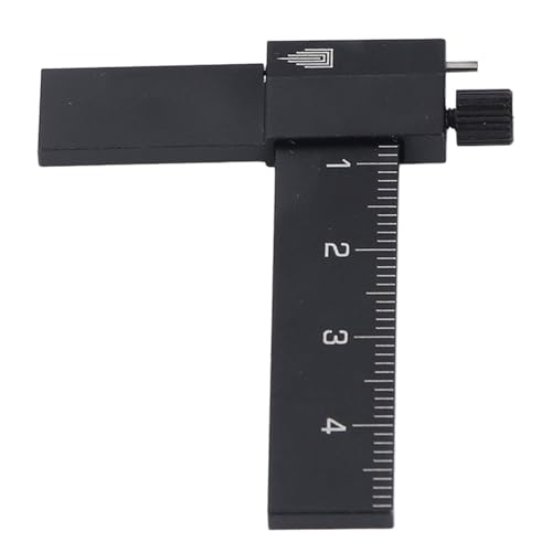 Fockety Modell Equidistant Parallel Scriber, Robustes Aluminium -Legierungs -Schreibwerkzeug mit Werkzeugstahlstichnadel, für Präzise Modellherstellung und Gravuraufgaben (BLACK) von Fockety