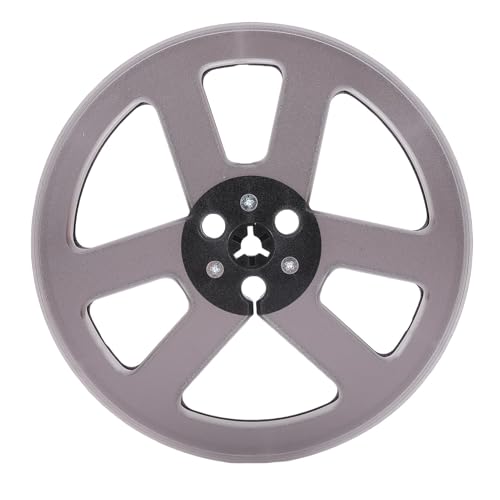 Fockety Nehmen Sie eine Rolle auf, 7 Zoll ABS Leichtes Leeres Bandrollen mit 6 Luftfestigen Löchern Nab Flansch, Universeller Ersatz für Rollen zu Rollenkapitalrekorder (GREY) von Fockety