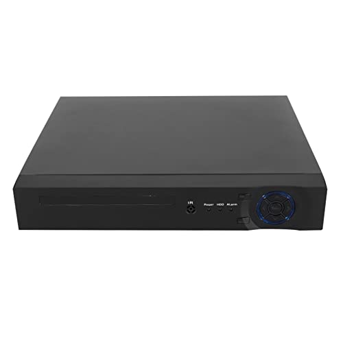 Fockety Netzwerk-Videorecorder, AHD TVI CVI CVBS IP-Zugang Koaxial-NVR-Recorder VGA-HDMI-Ausgang Überwachungs-Festplattenrecorder mit Bewegungserkennung, Fernanzeige, Alarm-Push für(EU) von Fockety