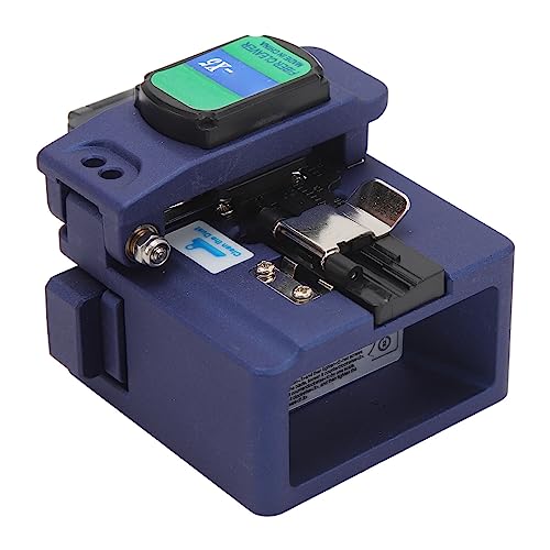 Fockety Optical Faser Cleaver, Automatischer Rückkehrfaserschneider mit 3 in 1 Leuchte und Abnehmbarer Abfall -Sammelbox, Rücklauffaser -Splas für 250 μM und 900 & mgr; M von Fockety