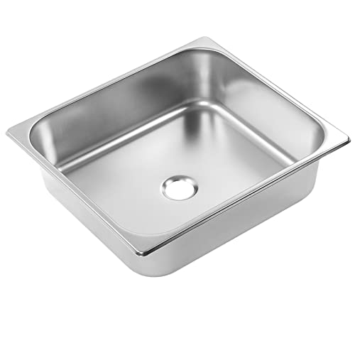 Fockety RV Single Bowl Küchenwaschbecken, Quadratropfen in Küchenspüle, Edelstahl Undermount Bar Vorbereitungsspüle Gebürstete Oberflächen Spüle für Workstation Im Freien Im Freien-Küche-Oder-Bar Fockety RV Single Bowl Küchenwaschbecken, Quadratropfen in Küchenspüle, Edelstahl Undermount Bar Vorbereitungsspüle Gebürstete Oberflächen Spüle für Workstation Im Freien Im Freien-Küche-Oder-Bar von Fockety