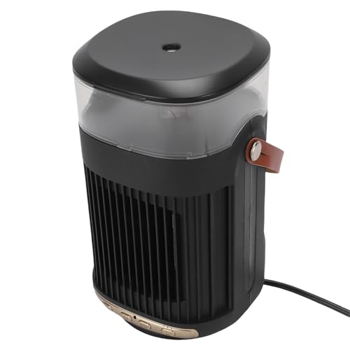 Fockety Raumheizgerät mit Luftbefeuchter, tragbares Heizgerät mit Fernbedienung, Licht, Timer, PTC Keramik Elektroheizlüfter für Büro, Schlafzimmer, Wohnzimmer, Garage, (EU -Stecker 220 V) von Fockety