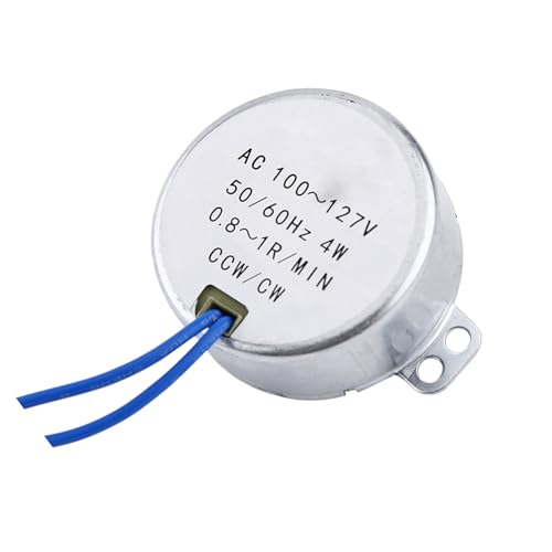 Fockety Rotationsmotor Einfach zu Verwendendem Verbrauch Großer Drehmomentsynchronmotor Ideal für Kunsthandwerk (0,8-1RPM) von Fockety