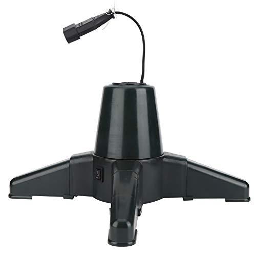 Fockety Rotierender Weihnachtsbaumständer, 6-7 Fuß hoher künstlicher Baum, Verstellbarer 360° elektrisch drehbarer Baumständer, 0,87-Zoll-Stange, Weihnachtsbaumhalter mit 3 Einstellungen(16in) von Fockety