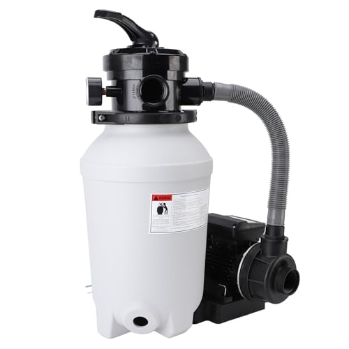 Fockety Sandfilterpumpe, 10-Zoll-Sandbehälter 0,25 PS 250W Poolfilterpumpe IPX5 WASSERDICHT 19.69ft KOFF Geräuscharm Einfach Zu Bediennen Sandfilter für Schwimmbäder Fockety Sandfilterpumpe, 10-Zoll-Sandbehälter 0,25 PS 250W Poolfilterpumpe IPX5 WASSERDICHT 19.69ft KOFF Geräuscharm Einfach Zu Bediennen Sandfilter für Schwimmbäder von Fockety