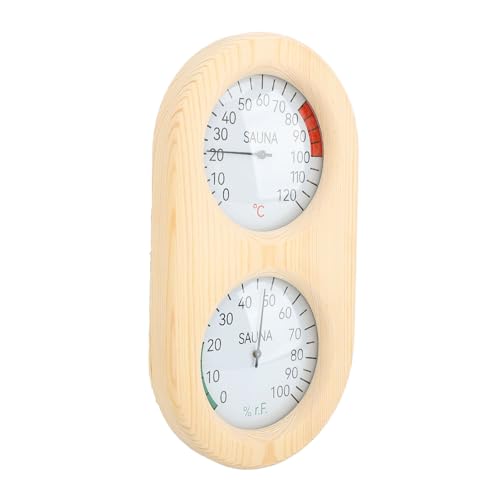 Fockety Sauna-Thermometer, 0-120 ℃ 0-100% 2 in 1 Sauna Hyghermographie Fockety Sauna-Thermometer, 0-120 ℃ 0-100% 2 in 1 Sauna Hyghermographie von Fockety