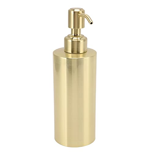 Fockety Seifenspender, 304 Edelstahl Gold Finish rostfrei große Kapazität Küche Seifenspender Push Pump Design präzise Kontrolle Hand Seifenspender für ätherisches Öl von Fockety