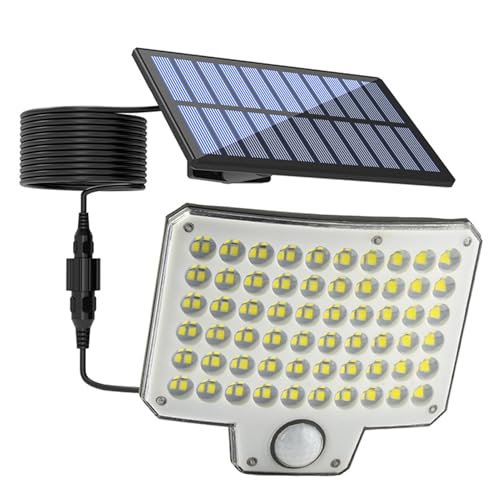 Fockety Solar Außenleuchten, 3000 Lm 240 LEDs Bewegungssensor Sicherheitslicht mit Fernbedienung, IP65 Regenfestes Flutwandlicht für Hinterhof Yard Zaun Haustür Deck Garden Garage Fockety Solar Außenleuchten, 3000 Lm 240 LEDs Bewegungssensor Sicherheitslicht mit Fernbedienung, IP65 Regenfestes Flutwandlicht für Hinterhof Yard Zaun Haustür Deck Garden Garage von Fockety