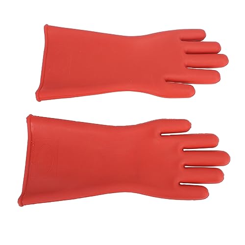 Fockety Spannungisolierende Gummihandschuhe, 12kv-hochspannunghandschuhe der Klasse 00, Leder-Lineman-Delektroschutz Fockety Spannungisolierende Gummihandschuhe, 12kv-hochspannunghandschuhe der Klasse 00, Leder-Lineman-Delektroschutz von Fockety