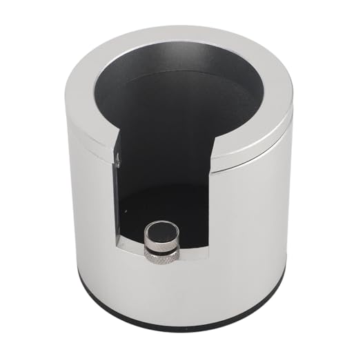 Fockety Station-Station, Höhenverstellbarer KaffeeFilter-Halter, Tamper-Stänger für 51 Mm 53 Mm 58 Filter, Aluminium-Legierung, Filter-Halter (SILVER) von Fockety