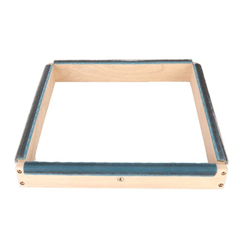 Fockety Stickrahmen, 15,7x15,7 Zoll Quadratischer Kreuzstichrahmen mit nach Außen Gerichtetern Nadeln, Schrauben und Sechskantglüssel, Stabiler Massivholzrahmen Zums Von Teppichen Fockety Stickrahmen, 15,7x15,7 Zoll Quadratischer Kreuzstichrahmen mit nach Außen Gerichtetern Nadeln, Schrauben und Sechskantglüssel, Stabiler Massivholzrahmen Zums Von Teppichen von Fockety