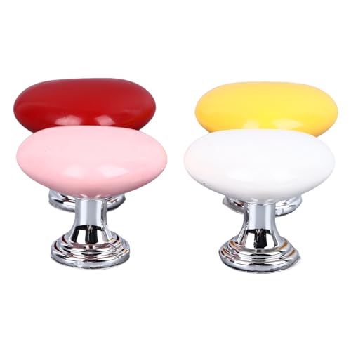 Fockety Toilettentank-Knopfhilfe, Buntter Herzförmiger Toiletten-Drottknopf-Spülersatz, Toiletten-Druckwerk, Toiletten Trotten, Hebergriff für Toilettendeckelabdeckung von Fockety