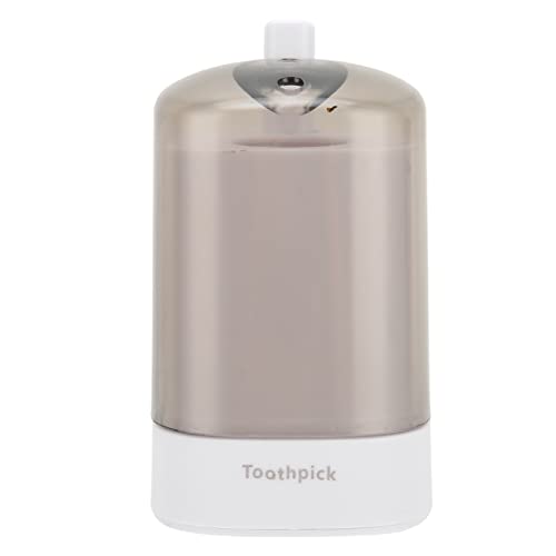 Fockety Transparenter Zahnstocher -Spender Großer Kapazität Zahnstocher, Sauberer Haltbarer Halter für das Home Cafe Hotel, Abnehmbare Box (WHITE) von Fockety