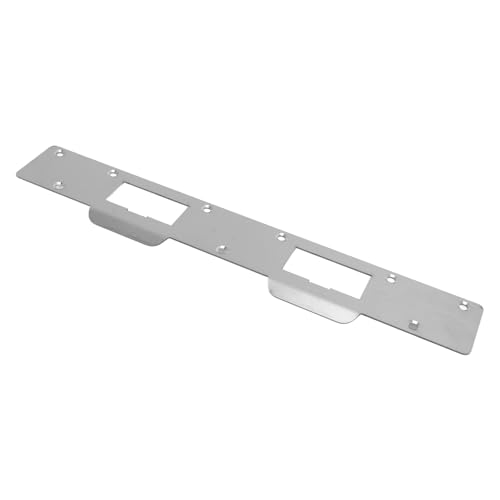 Fockety Türschlebtblech, Doppelloch-stahltternbleche (WHITE) von Fockety