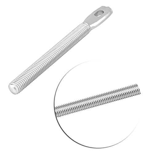 Fockety Universal Bonnet Hood Pin Kit für Rennsportwagen, Halten Sie die Haube während der Kurvenzeit Sicher (SILVER) von Fockety