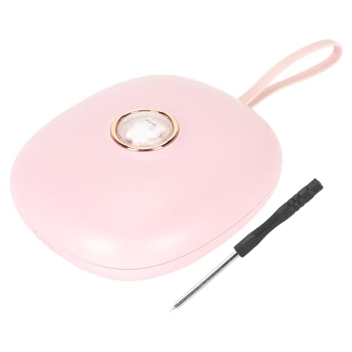 Fockety Vibrationswecker, Tragbarer Digitaler LED-Wecker mit 3 Einstellbaren Vibrationsstufen und Blinkender Lichterinnerung, für Schüler und mit Tiefem Schlaf (ROSE PINK) von Fockety