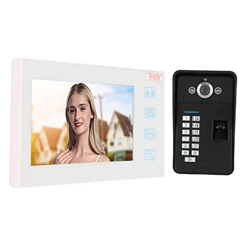Fockety Video-Türklingel-Intercom-System, Kabelgebundene Video-Türsprechanlage mit 7-Zoll-Farbmonitor und HD-Kamera-Nachtsicht, Video-Türsprechanlage, HD-Kamera-Kits für Video-Türsprechanlage für(#1) Fockety Video-Türklingel-Intercom-System, Kabelgebundene Video-Türsprechanlage mit 7-Zoll-Farbmonitor und HD-Kamera-Nachtsicht, Video-Türsprechanlage, HD-Kamera-Kits für Video-Türsprechanlage für(#1) von Fockety