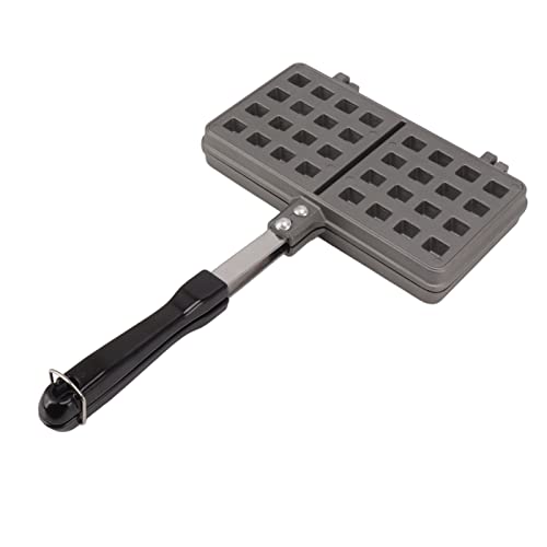 Fockety Waffeleisen, Antiwhaftbeschichtet Aluminiumlegierung Doppelseitig Waffelbackform Mit Flachem Bodendesign Ergonomischer Griff für Zuhause Küche Frherr Fockety Waffeleisen, Antiwhaftbeschichtet Aluminiumlegierung Doppelseitig Waffelbackform Mit Flachem Bodendesign Ergonomischer Griff für Zuhause Küche Frherr von Fockety