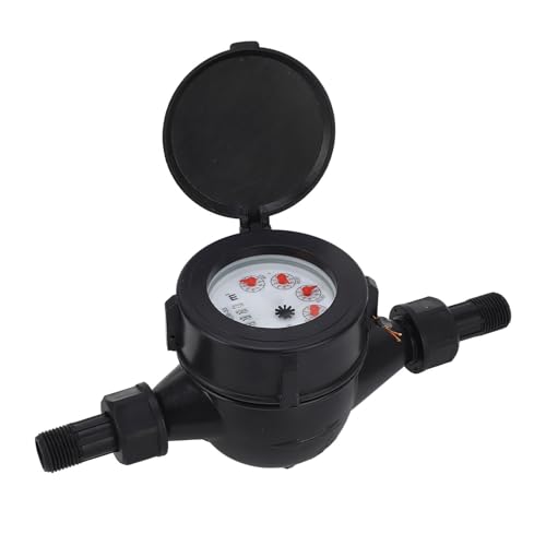 Fockety Wasserdurchflussmesser, Trockendurchfluss DN15 Innen Außen 15 Mm 0,59 Zoll MagnetkupplungsUbertragung, Trockenwasserzähler Innerzähler Außenlenzähler von Fockety