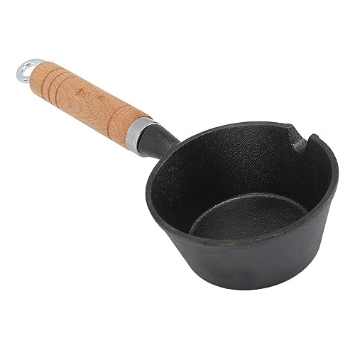 Kleine Pfannen aus Robustem Gusseisen. Leicht zu Reinigende Minipfanne Zum Kochen Im Freien (11 * 5cm) von Fockety