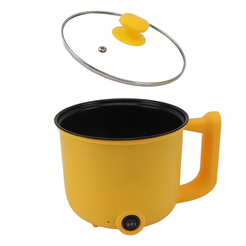 Mini-Multifunktionskocher, Elektrischer Kochtopf 1,8 L 2 Gänge mit Griff für Suppe (Focketynvrydqkh1z-11) von Fockety