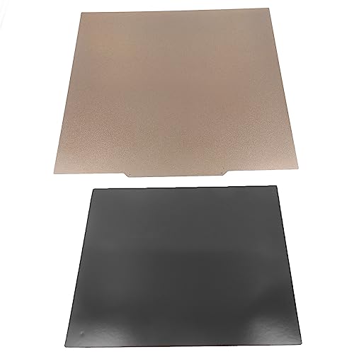 PEI-Blatt, Doppelseitiges Flex-Stahlbett 470 X 470 Mm PEI-Blatt-Magnetbauplatte, 3D-Druck-Magnetplatte PEI-Federstahl-Flexible Plattform mit Klebebett für CR10 MAXIMUM von Fockety