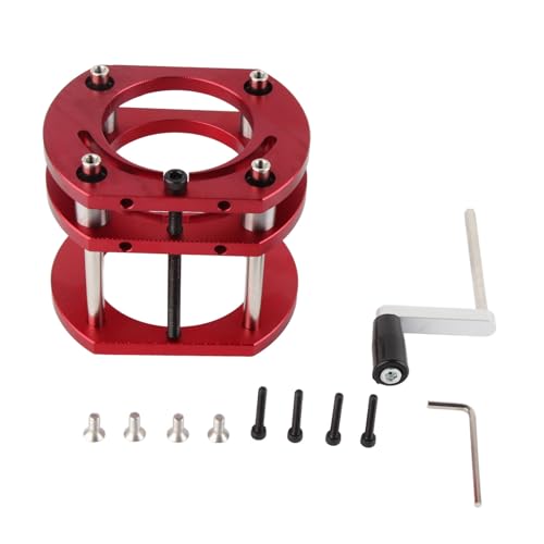 Router Lift, Präzise Router Lift System für 64-66mm Durchmesser Motor, Router Tabelle einfügen Platte Lift Base Support Maximum Lift 51mm für DIY, Holzbearbeitung, Gravur von Fockety