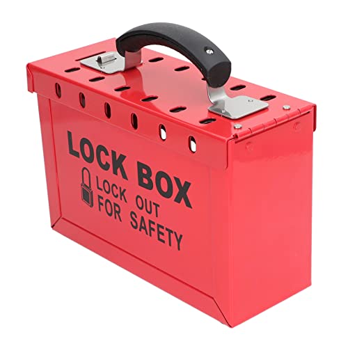 Sicherheit Vorhängeschloss Rack Lockout Tagout Station, 12 Schlösser Management Box Loto Box Stahlplatte Hochtemperatur Sprühverarbeitung Rot Lockout Tagout Lock Box für 12 Schlöss Sicherheit Vorhängeschloss Rack Lockout Tagout Station, 12 Schlösser Management Box Loto Box Stahlplatte Hochtemperatur Sprühverarbeitung Rot Lockout Tagout Lock Box für 12 Schlöss von Fockety