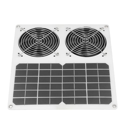 Solar-Doppellüfter-Kit, 100 W Solarbetriebener Ventilator Wasserdicht Solarbetriebener Ventilator Solarventilator mit Solarpanel, Solar-Abluftventilator für Chicken House Solar-Doppellüfter-Kit, 100 W Solarbetriebener Ventilator Wasserdicht Solarbetriebener Ventilator Solarventilator mit Solarpanel, Solar-Abluftventilator für Chicken House von Fockety