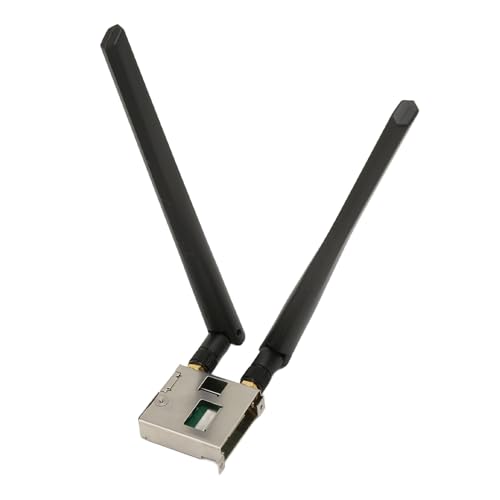 WiFi 6 Wireless Karte Triple Band 2,4 GHz 5 GHz 6 GHz M.2 CNVIo 802.11 AX BT5.3 Wireless Netzwerkkarte mit 2 Antennen Wireless Netzwerkadapter für Windows von Fockety