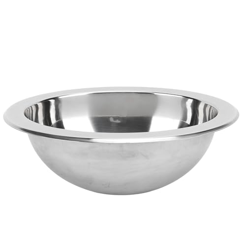 Fockety Ovale Wohnmobil-Küchenspüle, Edelstahl 304, Unterputz, Drop-In, 280 x 210 x 120 mm, Zentralabfluss, 40 mm, für Boote, Wohnmobile von Fockety