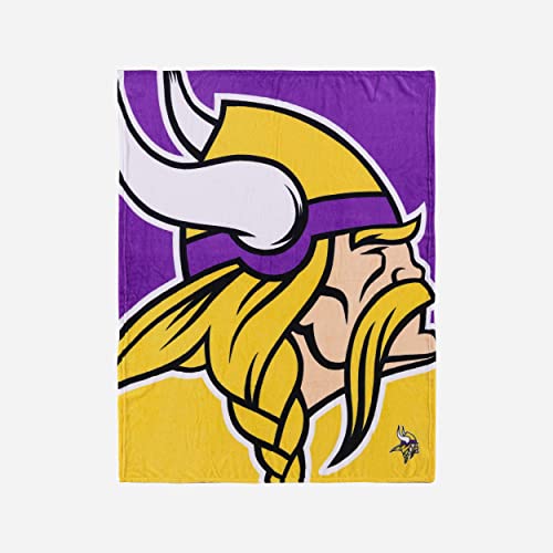 Foco Minnesota Vikings NFL Supreme Slumber Plush Throw Decke - Stück von Foco
