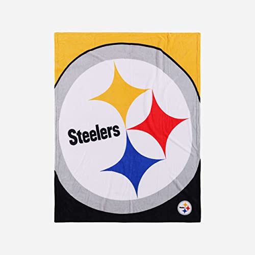 Foco Pittsburgh Steelers NFL Supreme Slumber Plush Throw Decke - Stück von Foco