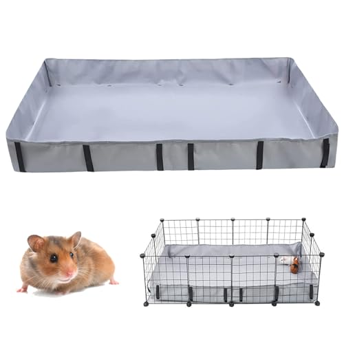 Fodlon Meerschweinchen Käfig - Wasserdichter Oxford-Stoff Lebensraum, Meerschweinchen Bettwäsche Liner und waschbaren PIPI Pads für Kaninchen und Hamster 122x61x10cm von Fodlon