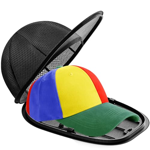Fododo 1 Stück Cap Waschmaschinen Form für Baseballkappen, Baseball Cap Waschen Form Hat Washer Cage Netz Spülmaschine Geschirrspüler, Hutwaschrahmen, Waschgestell Waschkäfig für Hut Reiniger von Fododo