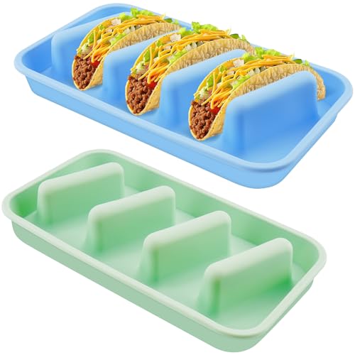 Fododo Taco Halter, 2 Stück Taco Ständer, Backofen & Geschirrspüler sicher Taco Halter für Taco Tray Fododo Taco Halter, 2 Stück Taco Ständer, Backofen & Geschirrspüler sicher Taco Halter für Taco Tray von Fododo