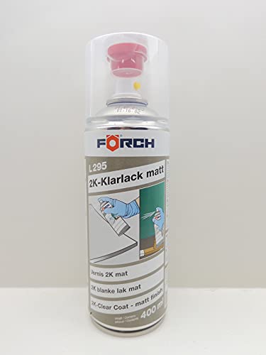 FORCH 2K KLARLACK MATT LACK SPRAYDOSE DOSE KRAFTSTOFF BESTÄNDIG 400ML (1) von FORCH