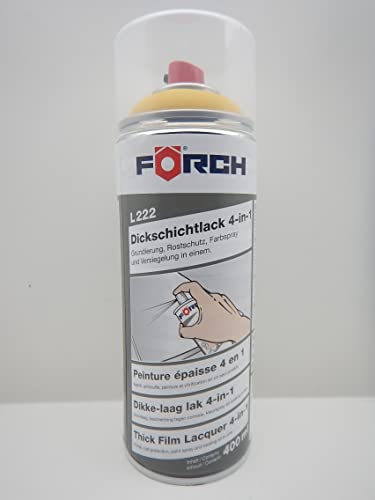 Förch 4 in 1 RAL 1004 GOLDGELB GELB DICKSCHICHTLACK LACK SPRAY SPRAYDOSE 400ML (1) von Förch