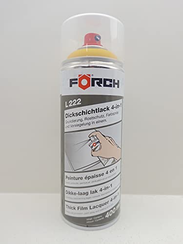 FORCH 4 in 1 RAL 1032 GINSTERGELB GELB DICKSCHICHTLACK LACK SPRAY SPRAYDOSE 400ML (1) von FORCH